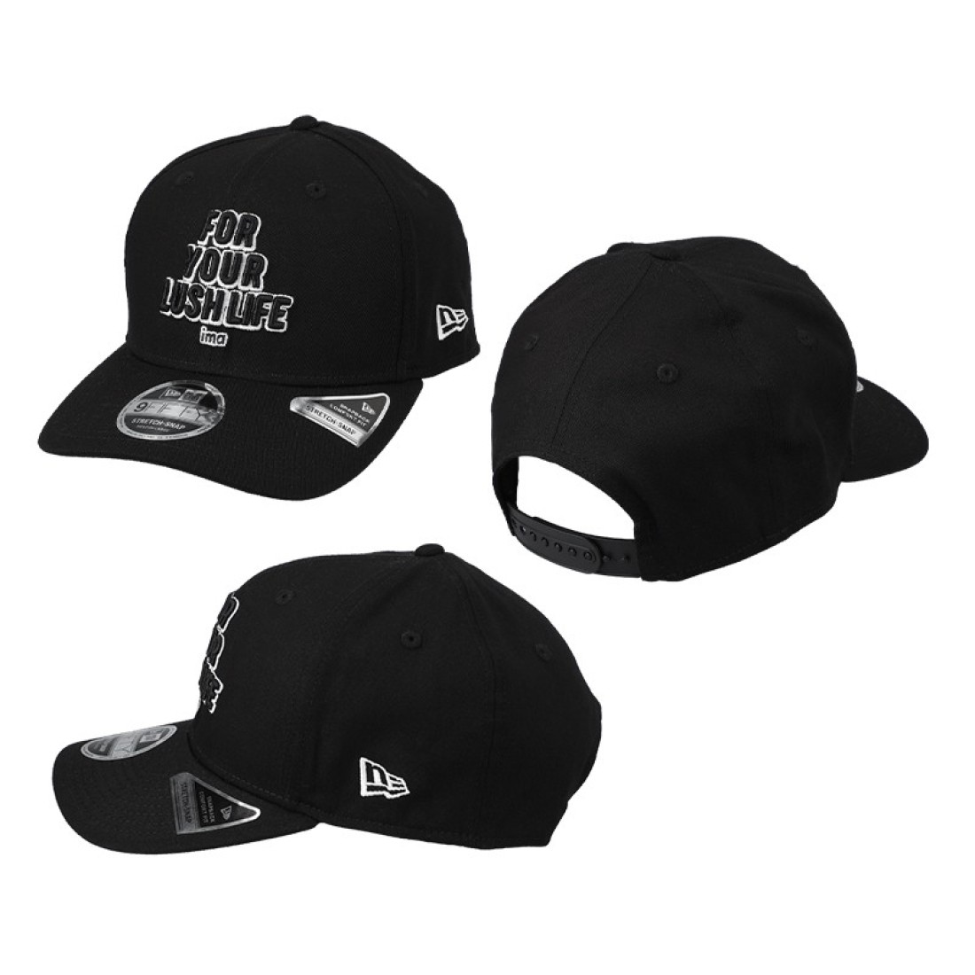 Ima New Era 9 Fifty Strech Snap (Full) Black image